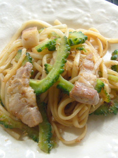 塩豚とゴーヤのそうめんチャンプル-レシピのメイン写真