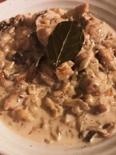 鶏肉と舞茸のフリカッセ-レシピのメイン写真