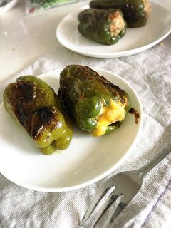 まるごとピーマン肉詰め チーズ入り-レシピのメイン写真