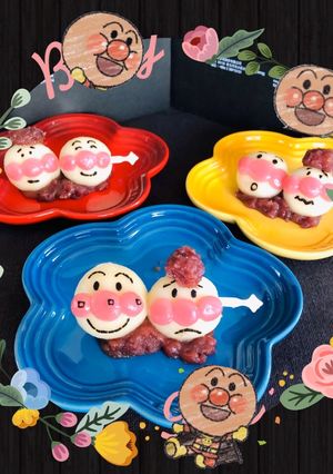 超〜やわらか♪『アンパンマン』のデコ白玉-レシピのメイン写真