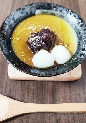 江戸菜の和風プリン-レシピのメイン写真