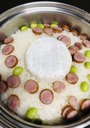 カマンベールチーズの炊き込みご飯 QC-レシピのメイン写真