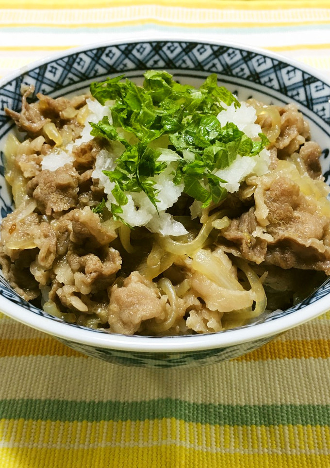 しらたきでかさ増し牛丼-レシピのメイン写真