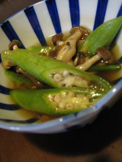 おくらとしめじの煮びたし-レシピのメイン写真
