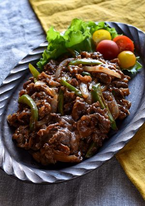簡単！美味しい♡牛肉のケチャップ炒め-レシピのメイン写真