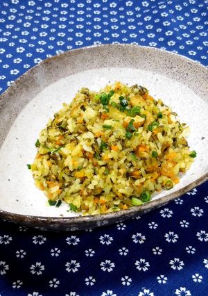 ✿味噌マヨdeちくわ高菜炒飯✿-レシピのメイン写真