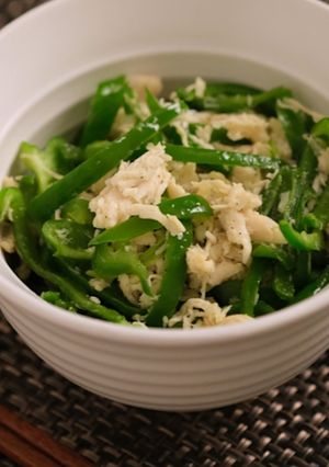 ヘルシー感ＵＰ！電子レンジで無限ピーマン-レシピのメイン写真
