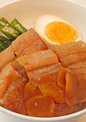 満腹レシピ!!＊豚の角煮丼-レシピのメイン写真