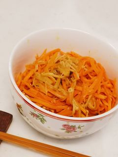 にんじんとえのきのカレー炒め-レシピのメイン写真