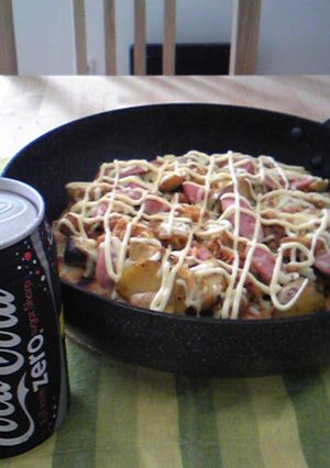 カンタン！ナンで作るカレーピザ-レシピのメイン写真