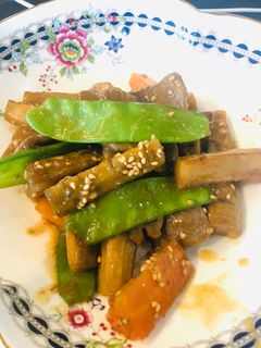ゴボウと豚肉の甘辛煮-レシピのメイン写真