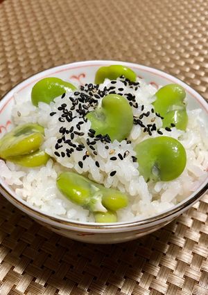 そら豆ご飯-レシピのメイン写真