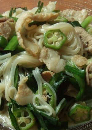 夏ランチ☆油そうめん-レシピのメイン写真