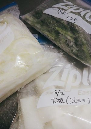 生鮮食品の冷凍術-レシピのメイン写真