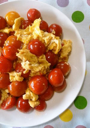 トマトの大量消費に!!トマトの卵炒め-レシピのメイン写真