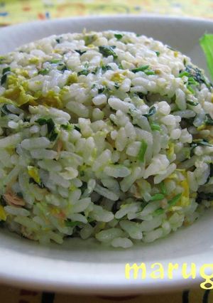 夏！野菜の王様！☆モロヘイヤ炒飯☆-レシピのメイン写真