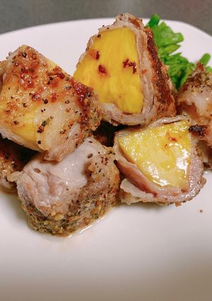 パイナップルの豚肉巻き-レシピのメイン写真