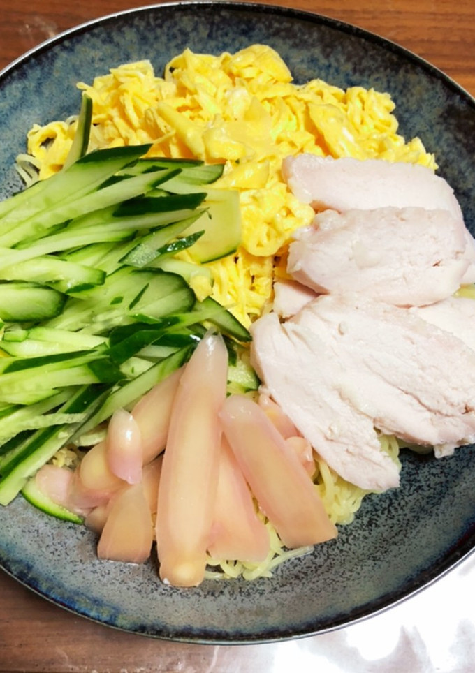 岩下の新生姜の漬け汁使用★冷やし中華-レシピのメイン写真