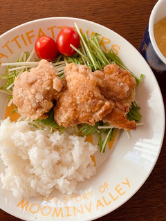 唐揚げのつけだれで作る簡単スープ-レシピのメイン写真