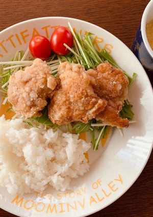 唐揚げのつけだれで作る簡単スープ-レシピのメイン写真