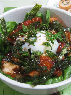お洒落に♪鶏の照り焼き ロコモコ風-レシピのメイン写真