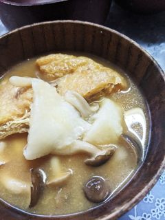 シャクシャク山いも食感が美味しいお味噌汁-レシピのメイン写真