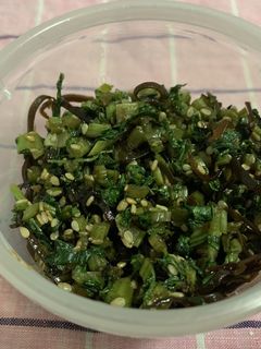 大根葉の塩昆布炒め-レシピのメイン写真