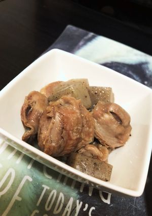 砂肝とこんにゃくのプリプリ煮-レシピのメイン写真