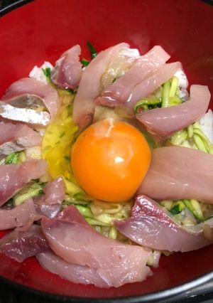 さっぱりカルパッチョ風丼-レシピのメイン写真