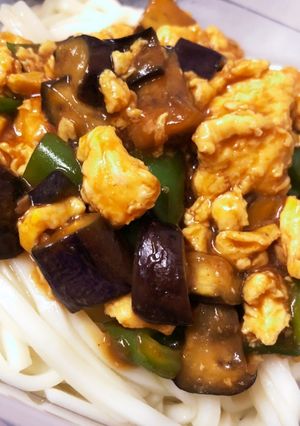 鸡蛋拌面＊卵と野菜の混ぜ麺-レシピのメイン写真