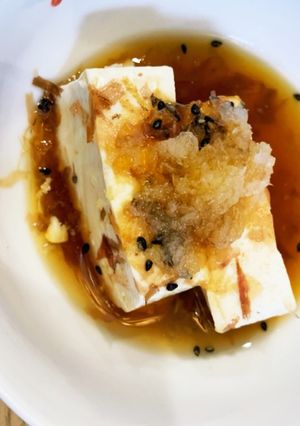 豆腐で簡単温やっこ　残った大根おろしも＋-レシピのメイン写真