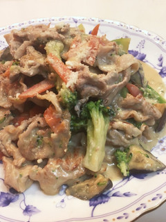 豚肉と野菜の味噌クリーム煮-レシピのメイン写真