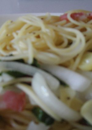 大葉とベーコンのあっさりパスタ-レシピのメイン写真