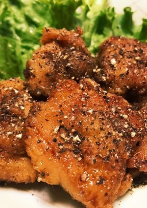 黒胡椒たっぷり手羽先味の唐揚げ-レシピのメイン写真