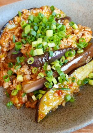 麻婆茄子風ピリ辛肉味噌炒め-レシピのメイン写真