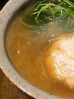 デカつくねの春雨スープ-レシピのメイン写真