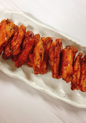 手羽中の唐揚げ(韓国風)-レシピのメイン写真