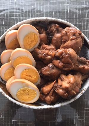 手羽元と卵のさっぱり煮-レシピのメイン写真