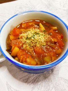 完熟トマトでミネストローネ♪-レシピのメイン写真