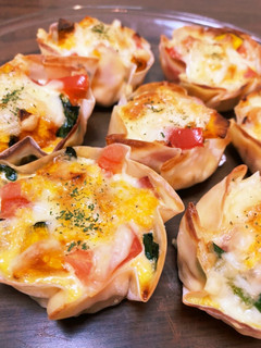餃子の皮で簡単人参キッシュ免疫力アップ-レシピのメイン写真