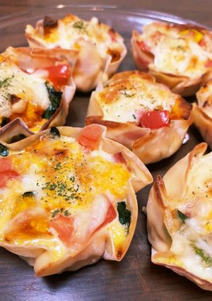 餃子の皮で簡単人参キッシュ免疫力アップ-レシピのメイン写真