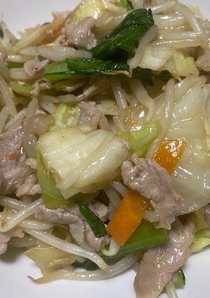 俺流！不思議とシャキシャキ肉野菜炒め-レシピのメイン写真
