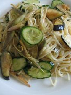 夏野菜の冷製パスタ-レシピのメイン写真