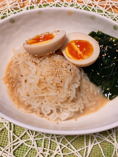 簡単ヘルシーおとうふ麺の冷やし中華-レシピのメイン写真