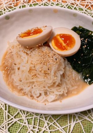 簡単ヘルシーおとうふ麺の冷やし中華-レシピのメイン写真