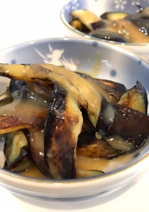 焼き茄子の味噌田楽風-レシピのメイン写真