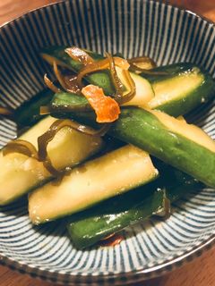 きゅうりと塩昆布の浅漬け-レシピのメイン写真
