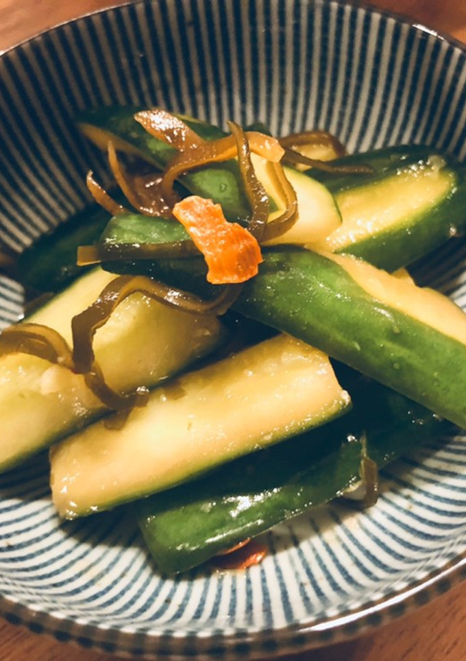 きゅうりと塩昆布の浅漬け-レシピのメイン写真
