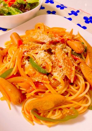 初心者でもナポリタン-レシピのメイン写真