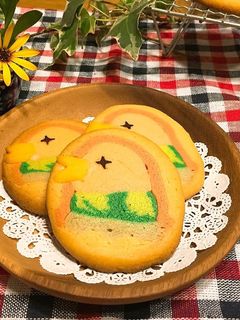*アマビエ様 アイスボックスクッキー*-レシピのメイン写真